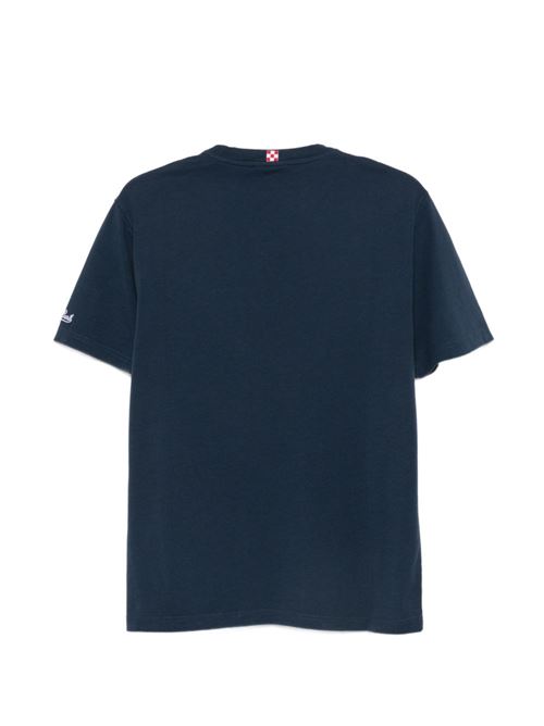 T-shirt uomo MC2 Saint Barth Portofino blu con Snoopy MC2 SAINT BARTH | PORTOFINO00559L